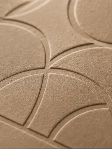 Debossing packaging finish